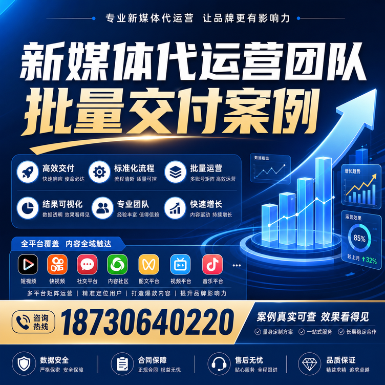 湖南代运营公司多客户账号批量高效交付案例
